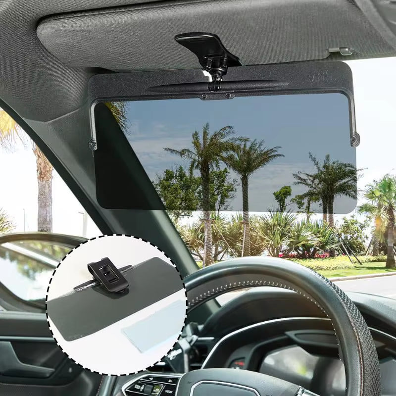 Car Visor Extensions Driver Anti-Glare Visor Foldable Car Sun Resin Car Sun Protection Resilient No Displacement Car Sun Visor